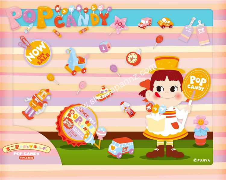 Fujiya Lollipops Mixed fruit Pop Candy Bag 21 pieces