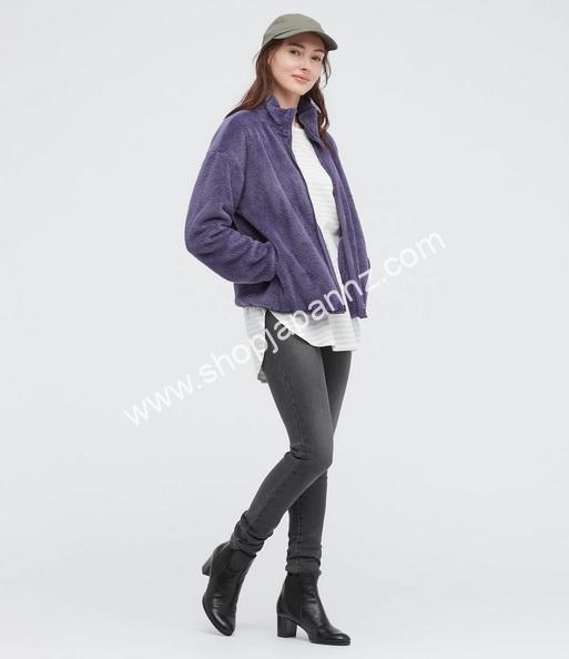 Uniqlo Fluffty Yarn Fleece Full Zip Jacket