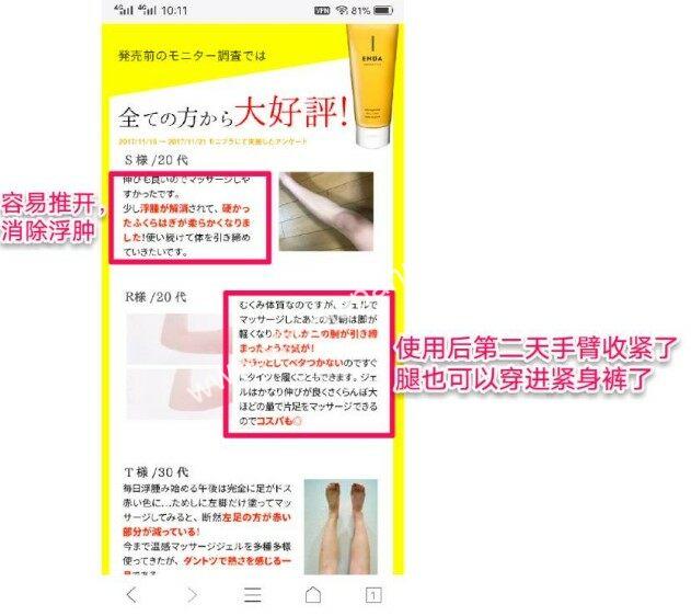 Enda Cosmetics Body Support Fat Burning Gel