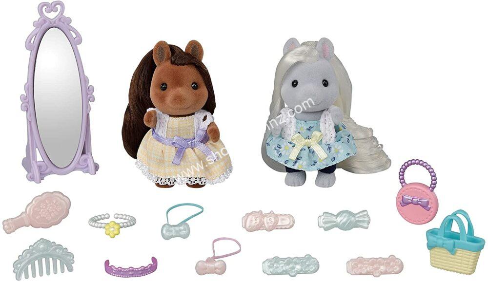 Sylvanian Families Fashionable Pony Friends Set
