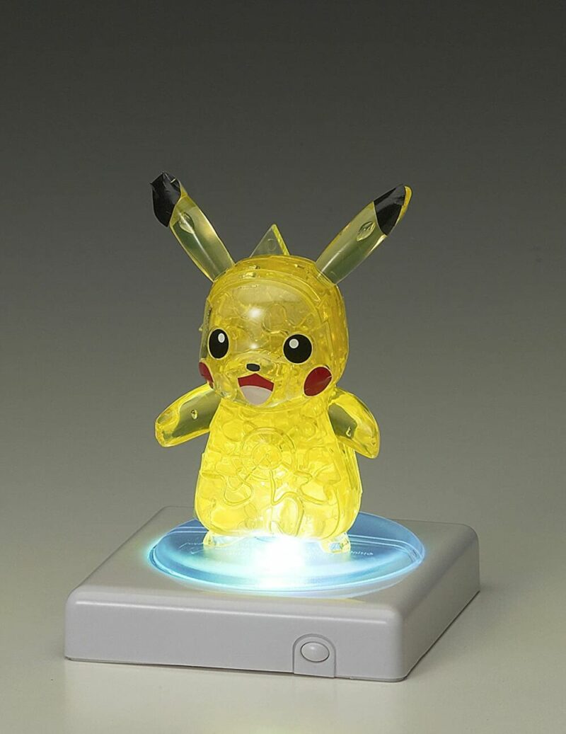 Beverly 3D Crystal Puzzle Pokemon Pikachu 29 Pieces 3D立体塑料水晶透明拼图皮卡丘 ...