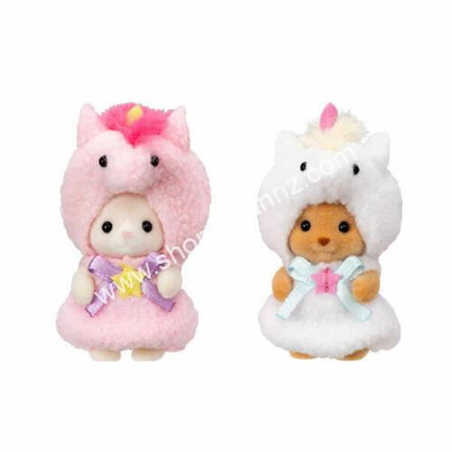 Sylvanian Families Baby Set With Unicorn Costume