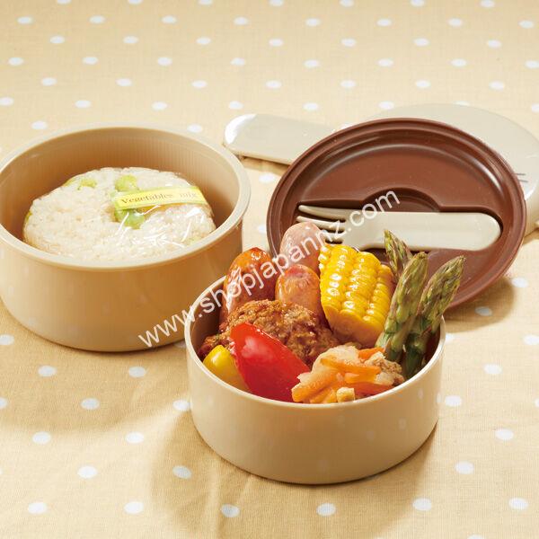 Cartoon Lunch Box 2 Tiers 500ml Made in Japan